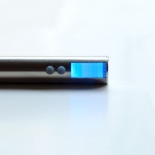 EGO-V Battery with LCD - variable voltage 3.0-6.0V - Brushed Metal