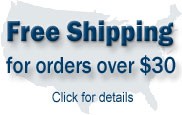 Free Shipping for orders over $30